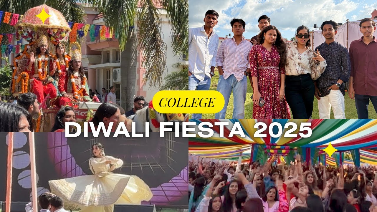 College Diwali Fiesta 2025 🎇 Dance, Food & Full Masti | College Vlog