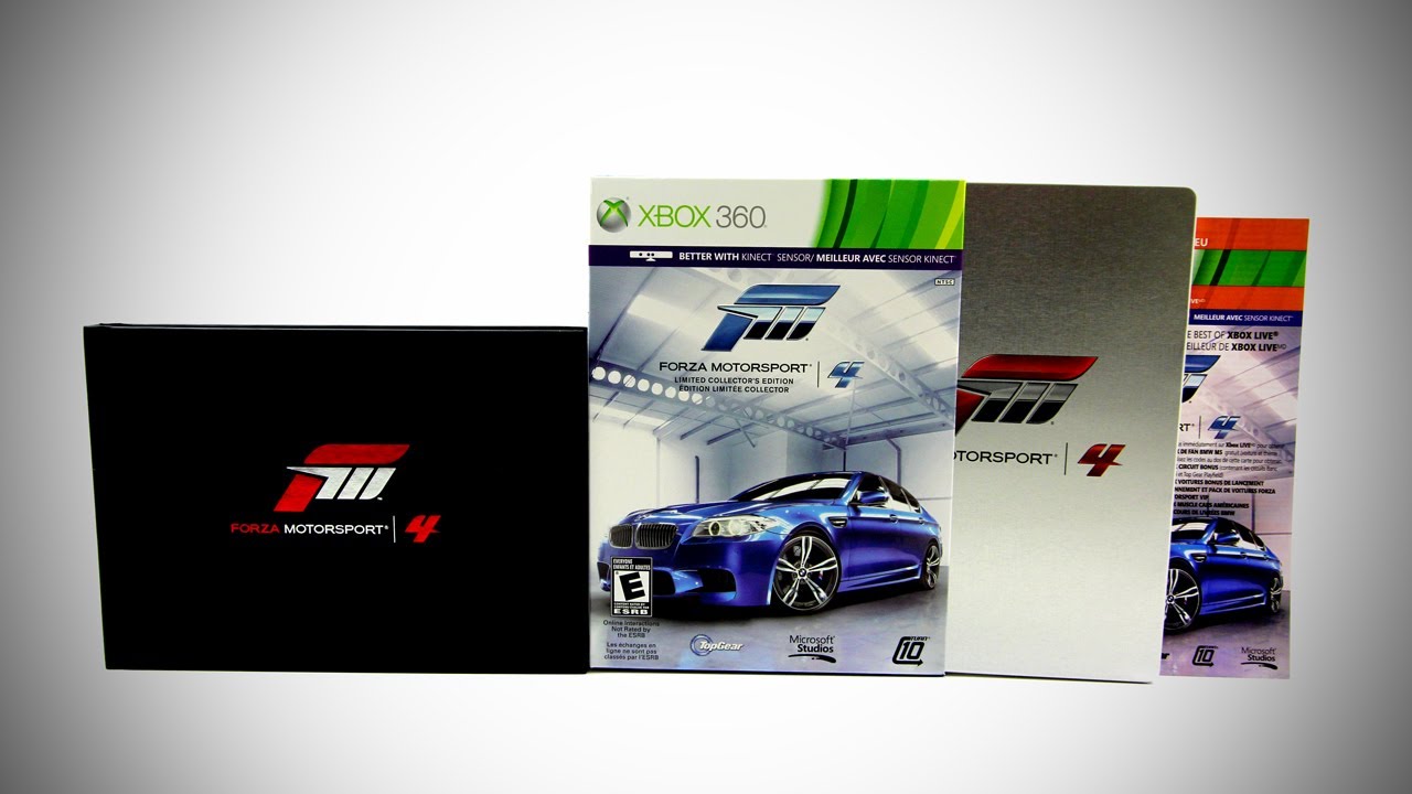 Распаковка коллекционного издания Forza Motorsport 4 Limited