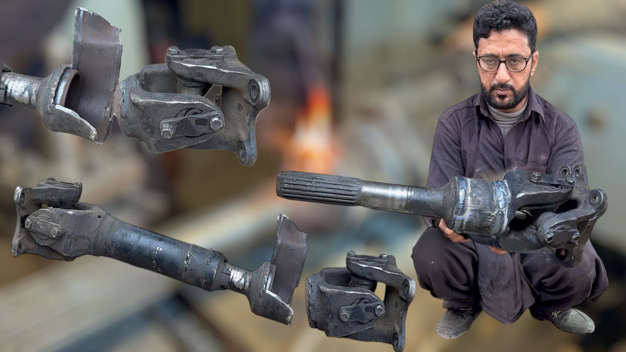 Severely Damaged Drive Shaft Restored to Like-New Condition | Workshop Rebuild