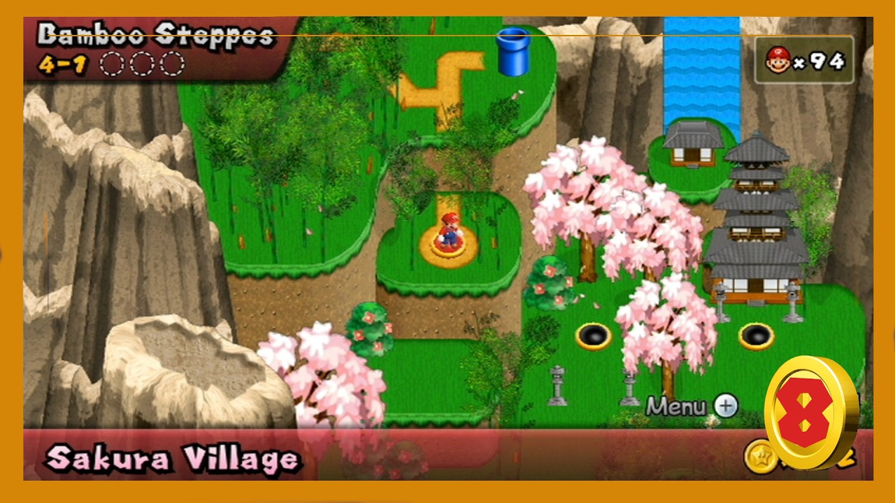 Let's Play Newer Super Mario Bros. Wii Part 8 Auf nach Sakura Village