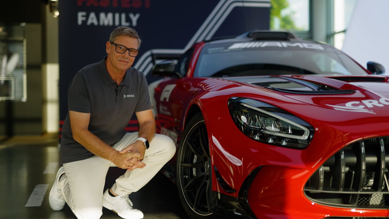 The Mercedes AMG Safety Car