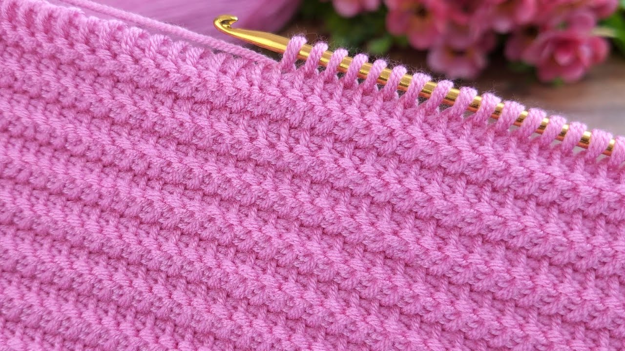 Clean & Modern Tunisian Crochet Pattern 