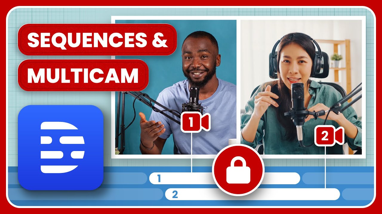 Editing Multicam Videos (and Syncing Audio) in Descript with Sequences