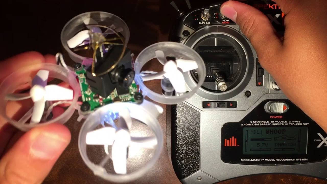 Tiny Whoop (Inductrix) Full Acro Setup with DX6i