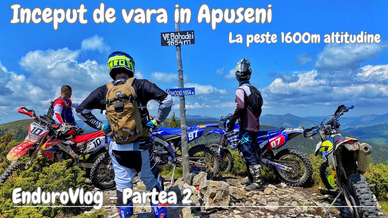 Inceput de vara in Apuseni - Am urcat pe Varfu Cornu Muntilor la 1652m / EnduroVlog 150 - Partea 2/5