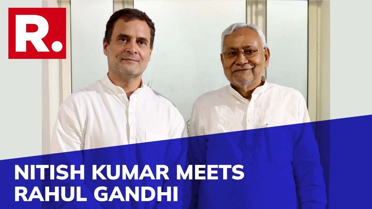 Nitish Kumar Meets Rahul Gandhi In Delhi Amid Buzz Regarding Them Being 'PM Aspirants'