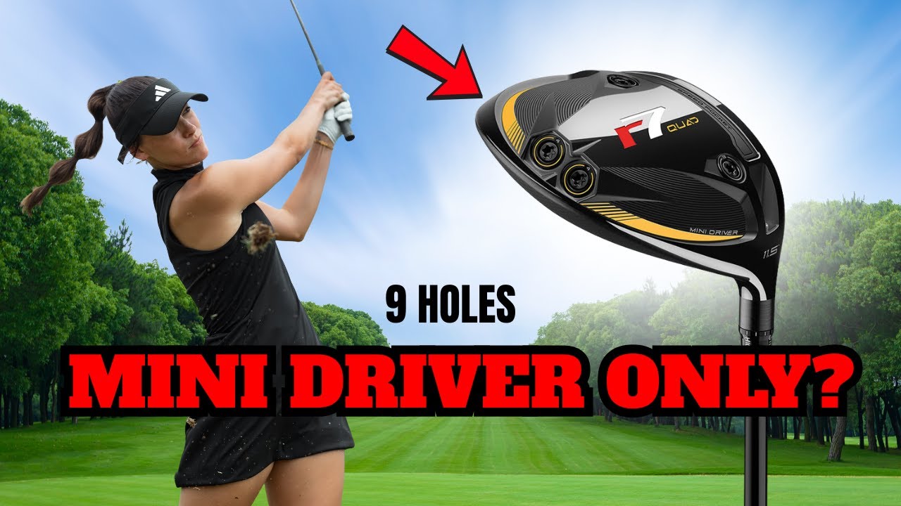 9 HOLES MINI DRIVER ONLY CHALLENGE! What can I shoot without a driver?