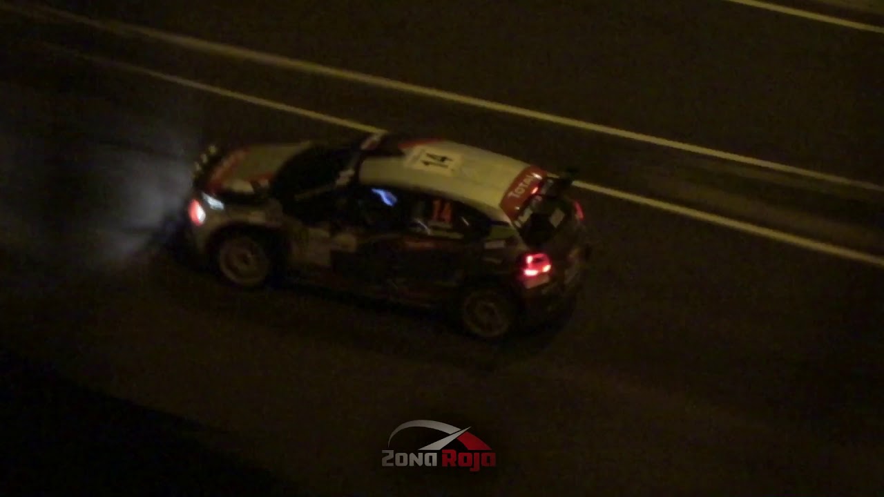 Rally Islas Canarias 2020 tramo espectaculo parte1 Zona Roja