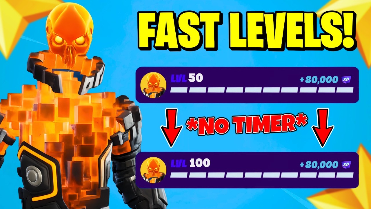*NO TIMER* New Fortnite XP MAP! (980k a Min) NOT PATCHED! (EASY AFK XP MAP!) 😱🤩