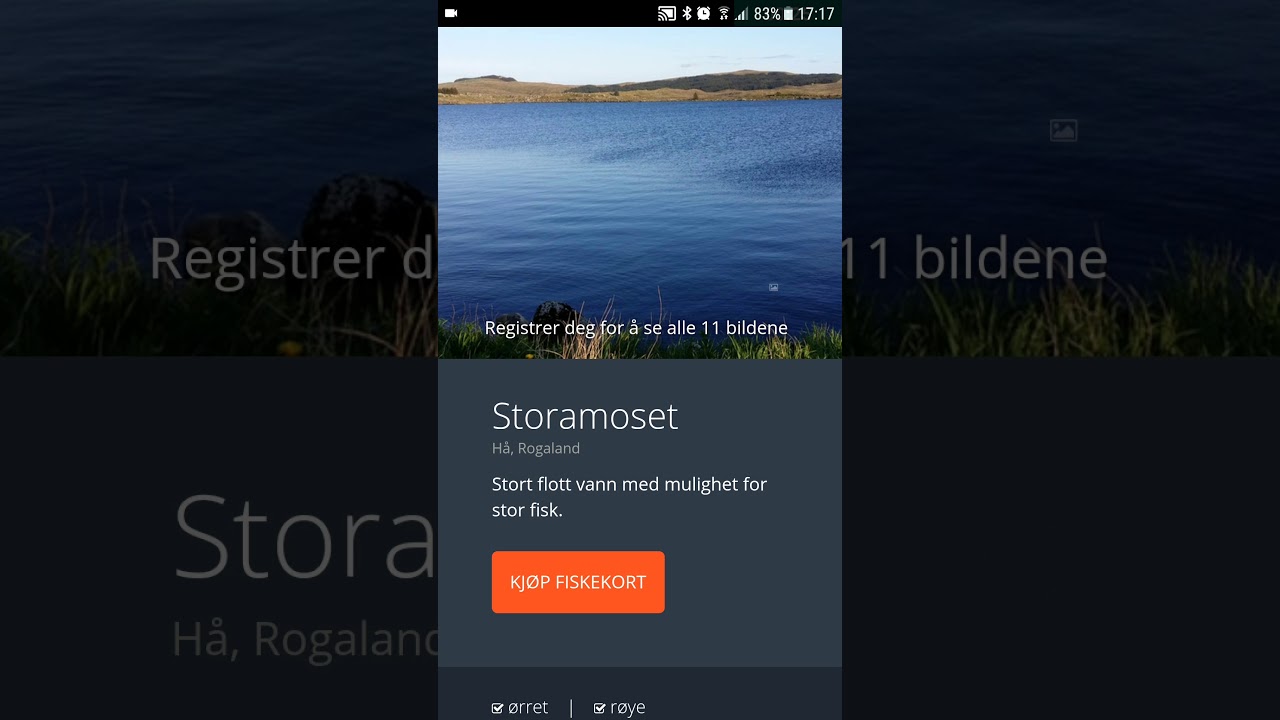 MittFiske.no - Fiskekort p&aring; mobilen