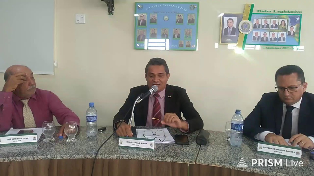 Sessão Ordinária da Câmara Municipal de Bocaina-PI, 01/11/2025