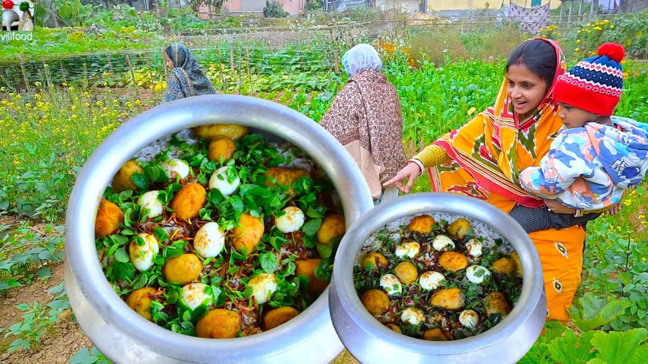 লিমুর হাতে শীতের স্পেশাল চিকেন বিরিয়ানি | Winter special Chicken Biryani recipe | villfood recipes