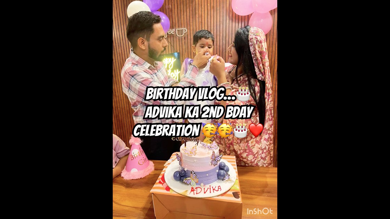 Meri beti ka 2nd bday hua bht special🥳🎂|minivlog | bdayvlog 