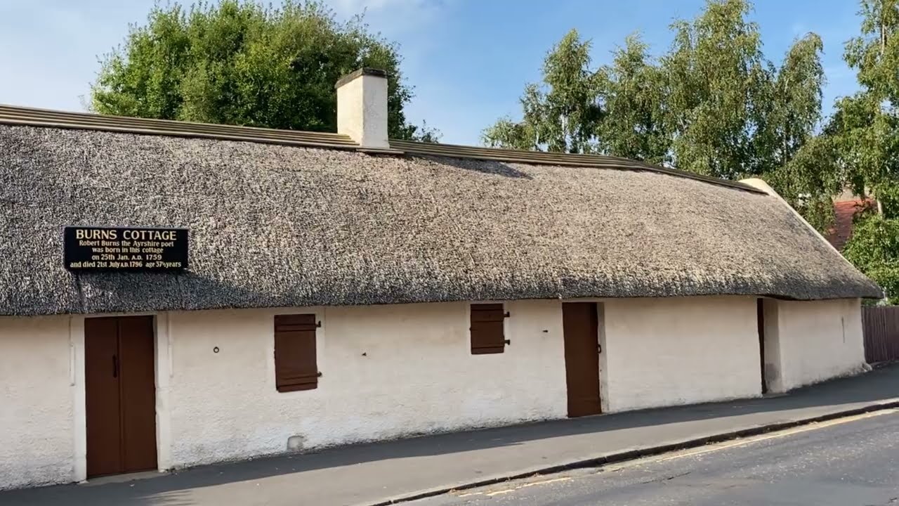 Rabbie Burns Birthplace, Alloway, Ayr, Scotland.
