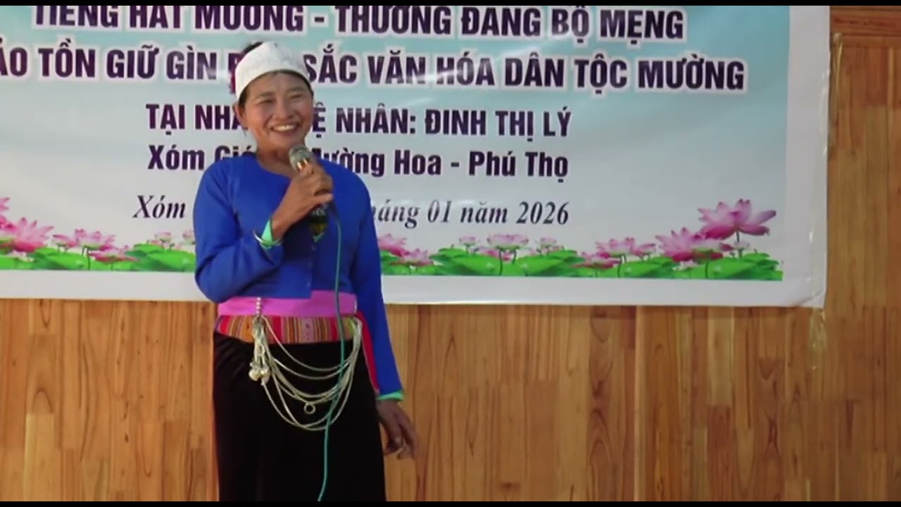 HÁT MƯỜNG HAY CỦA ĐINH THỊ DIÊU VÀ NGHỆ NHÂN MỚI