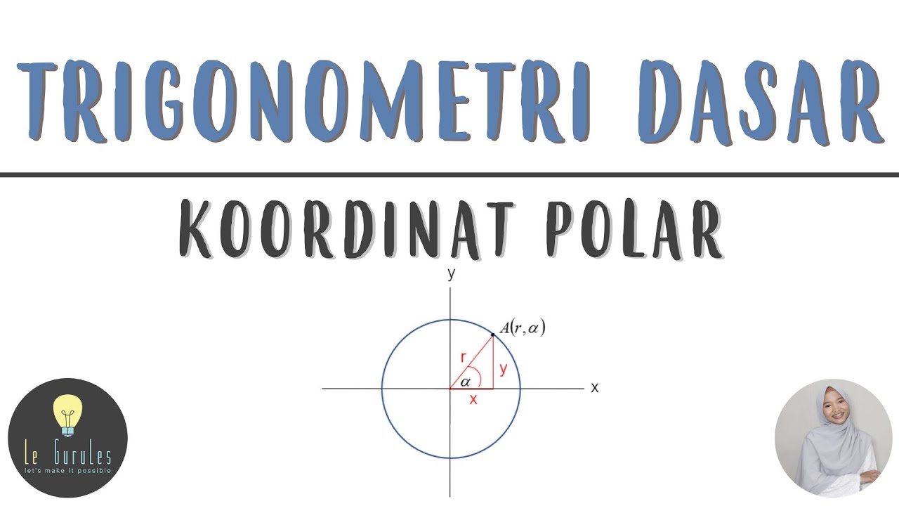Matematika SMA - Trigonometri (6) - Koordinat Polar, Koordinat Kutub dan Kartesius (A)