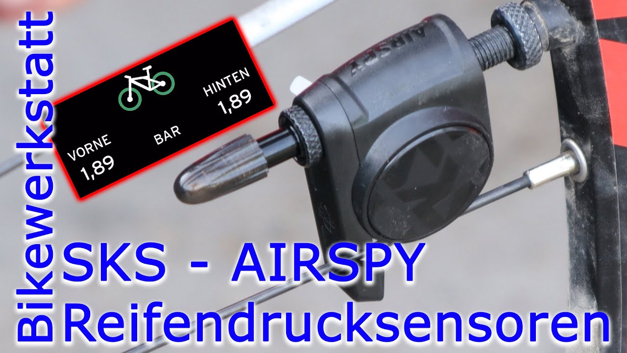 SKS-AIRSPY Reifendrucksensoren mein Test // Bikewerkstatt