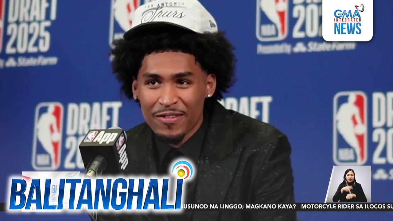 Fim-Am basketball player Dylan Harper, 2nd overall pick sa 2025 NBA Draft | Balitanghali