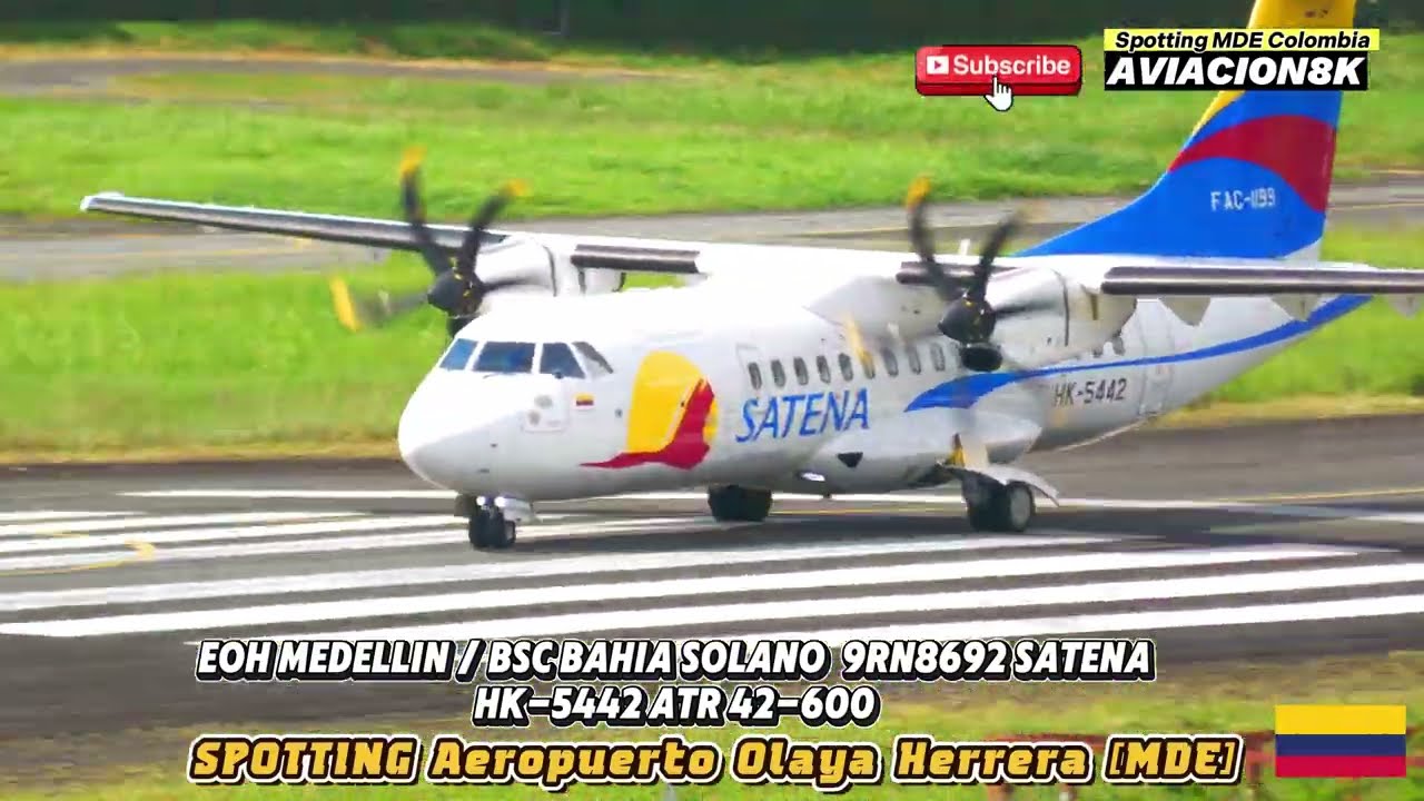 [1440p]🇨🇴 EOH Aeropuerto Olaya Herrera Medellín Recopilación ATR42/72/Hawker 900XP/TWIN OTTER VIKING