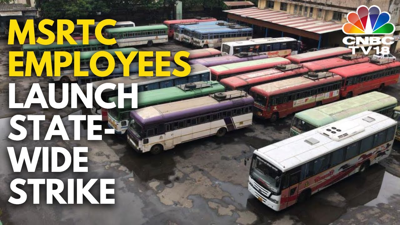 MSRTC Employees Launch State Wide Strike, 35 Of 250 Bus Depots Shut | Travel Disruptions Expected