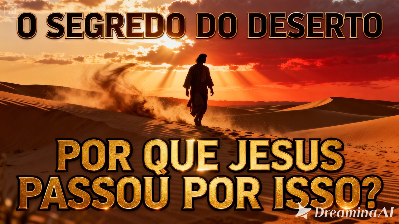 O SEGREDO DO DESERTO: POR QUE JESUS PASSOU POR ISSO