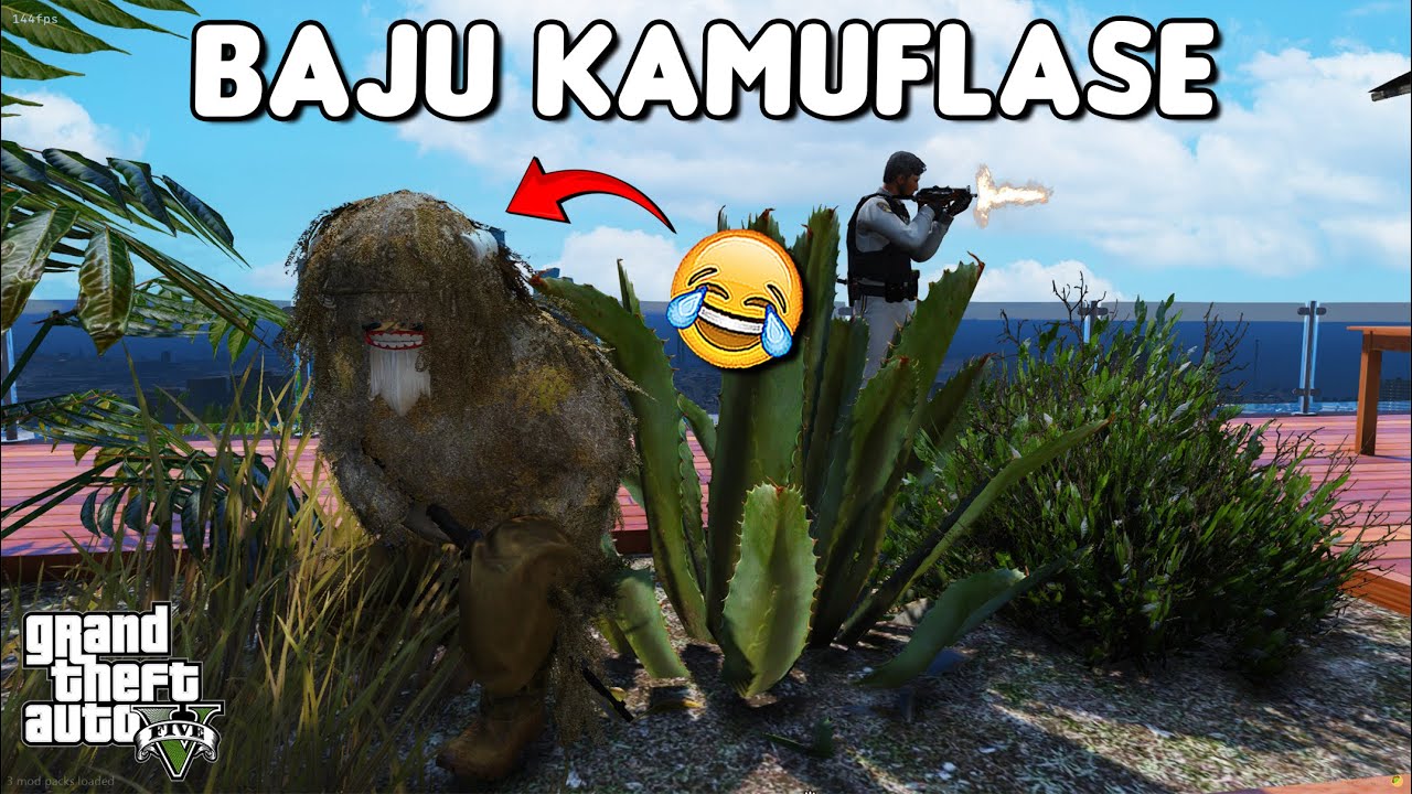RAMPOK BANK PAKE GHILLIE SUIT - GTA 5 ROLEPLAY