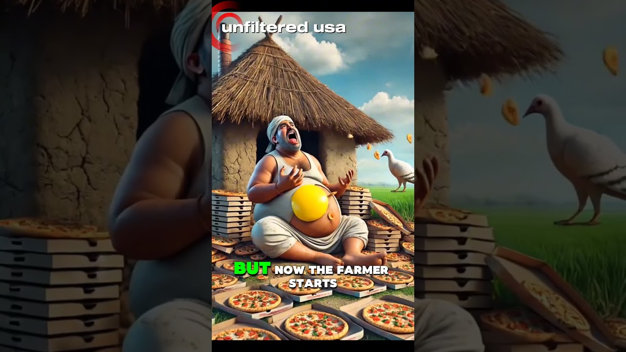 The Greedy Farmer and the Pigeon | A Short Moral Story