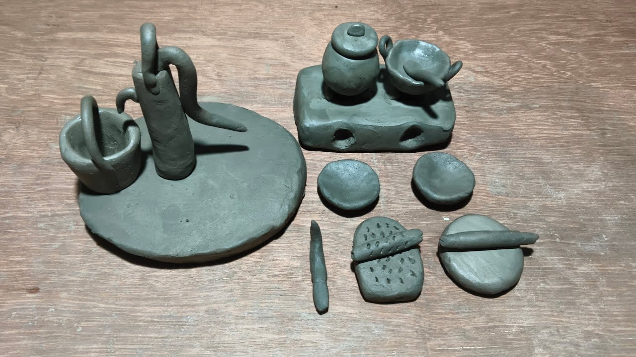 DIY village style mitti ka chulha,mini kitchen set,mitti ka tubewell kaise banaye
