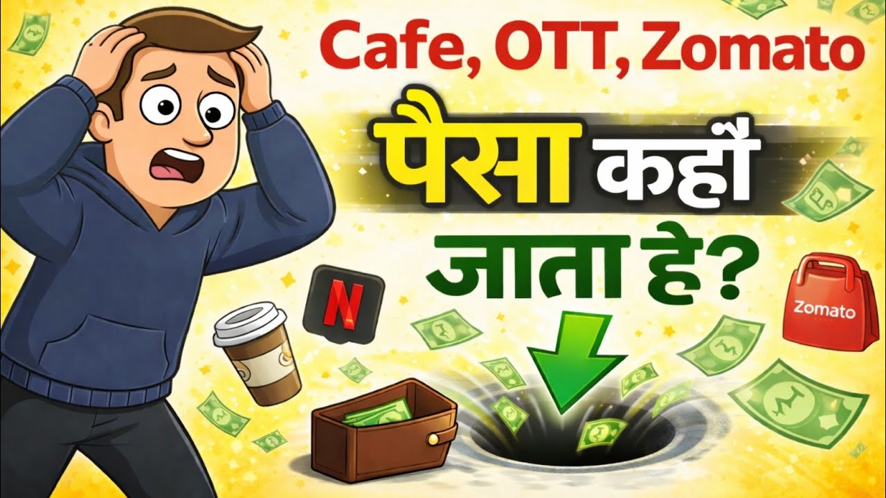 Cafe, OTT, Zomato पैसा कहाँ जाता है? | Money Mindset Hindi & Paisa Mindset Truth