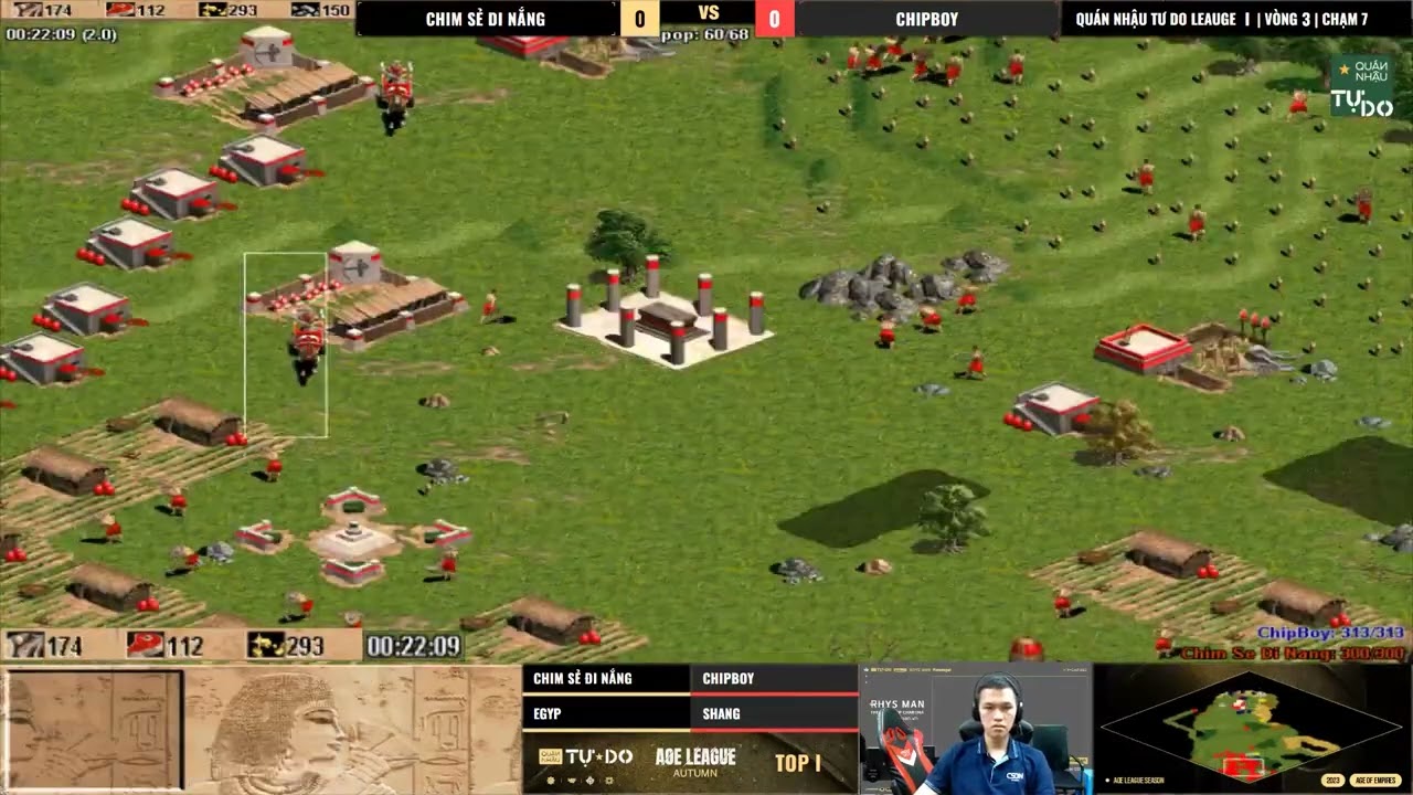 Chim Sẻ Đi Nắng vs ChipBoy | Giải Quán Nhậu Tự Do League Autunm Cup | 02/09/2023 #aoe #chimsedinang