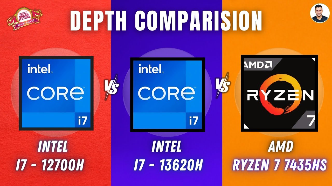 Intel i7-12700H против Intel i7-13620H против Ryzen 7 7435HS — подробное сравнение 🔥🔥 Intel проти...