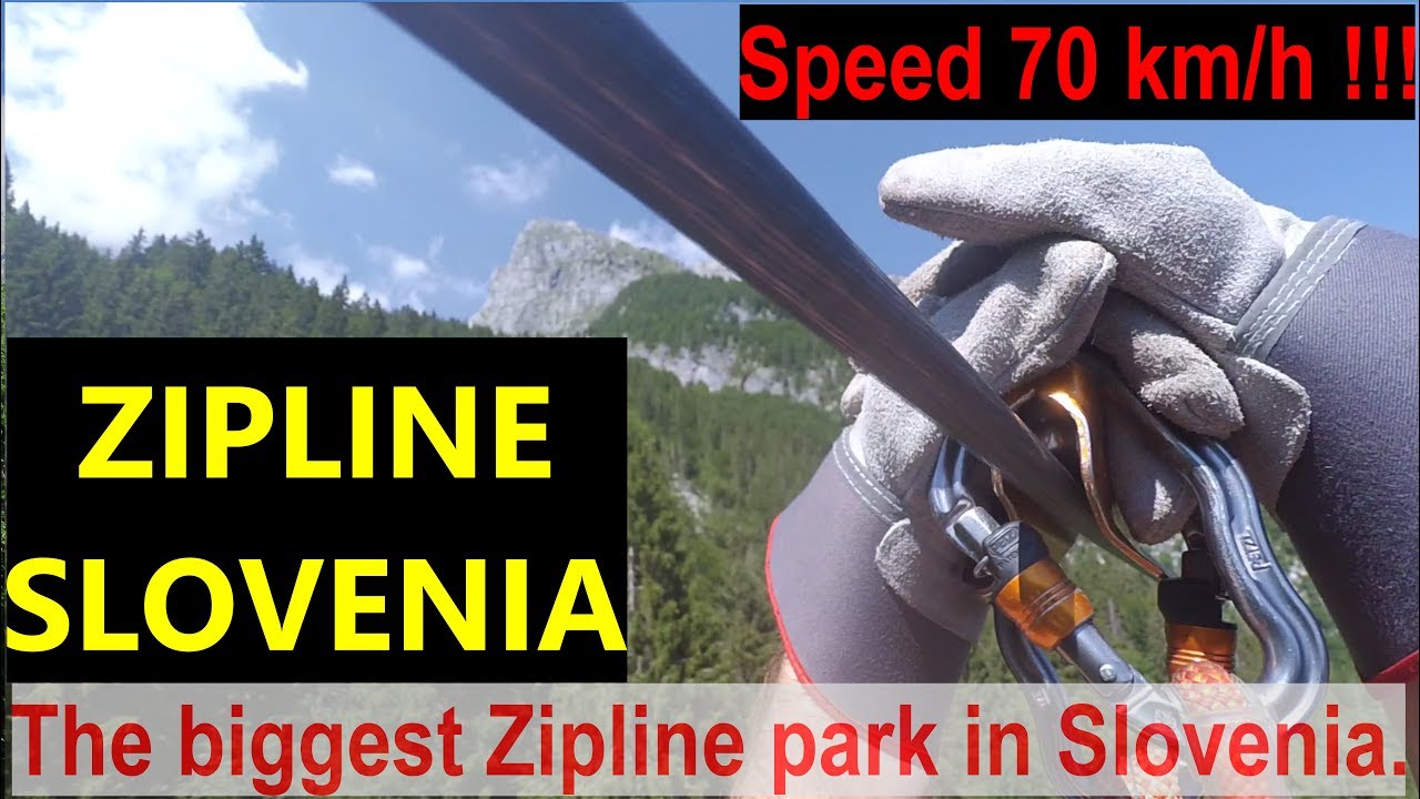 ZIPLINE Bovec - The Biggest Zipline park in Slovenia !!