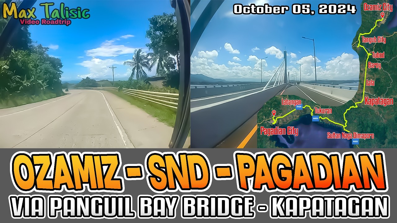 Video Roadtrip - Ozamiz City to Pagadian City via Panguil Bay Bridge - Sultan Naga Dimaporo