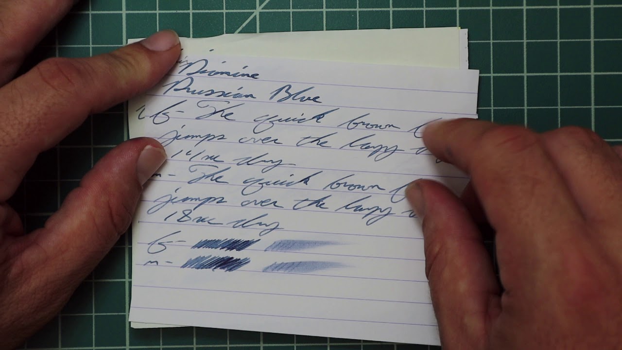 Diamine Prussian Blue Fountain Pen Ink #fountainpenink #fountainpens