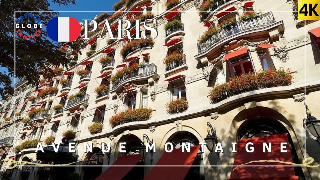 PARIS 8th Arrondissement🇫🇷 Champs-Élysées➜ Avenue Montaigne Luxury Walking tour 4K