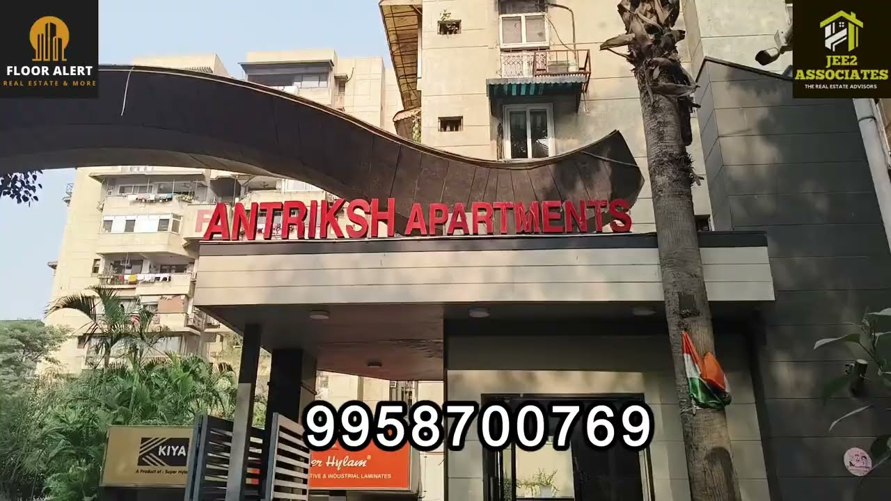 3BHK IN ANTRIKSH APARTMENT SEC 14  |FLOOR ALERT | JEE2 ASSOCIATES | PROPERTIES IN ROHINI