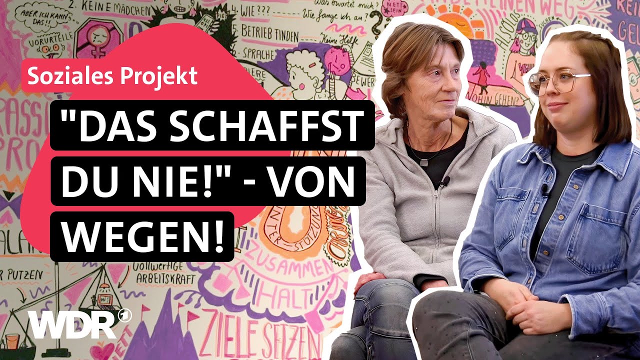 Vom Tiefpunkt zur Tischlerin: Sie geben Mädchen im Handwerk echte Chancen | Frau TV | WDR