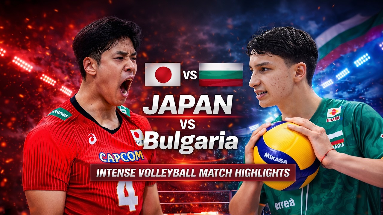 Japan vs Bulgaria Epic Volleyball Battle Highlights