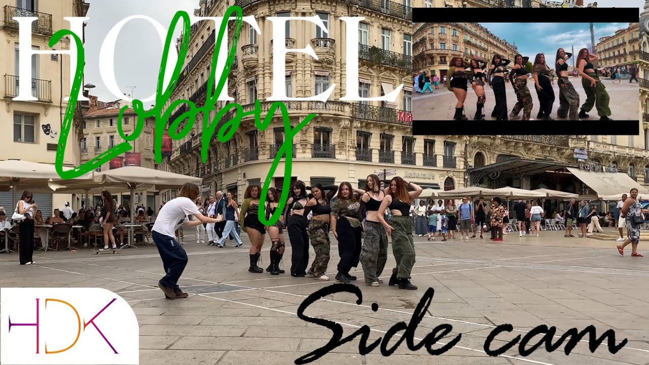 [T-POP IN PUBLIC SIDE CAM] Tobii - Hotel Lobby Dance cover by HDK from France