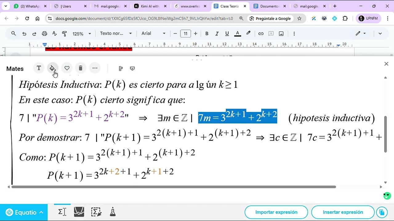 Demostraciones de divisivilidad por Inducción