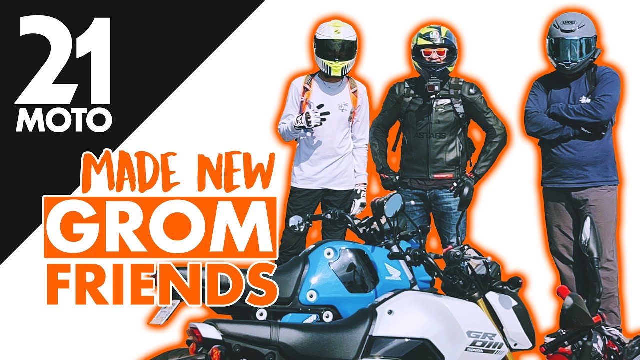I Started SAN DIEGO GROMS And Made New FRIENDS On The HONDA GROM! FIRST GROUP RIDE!!