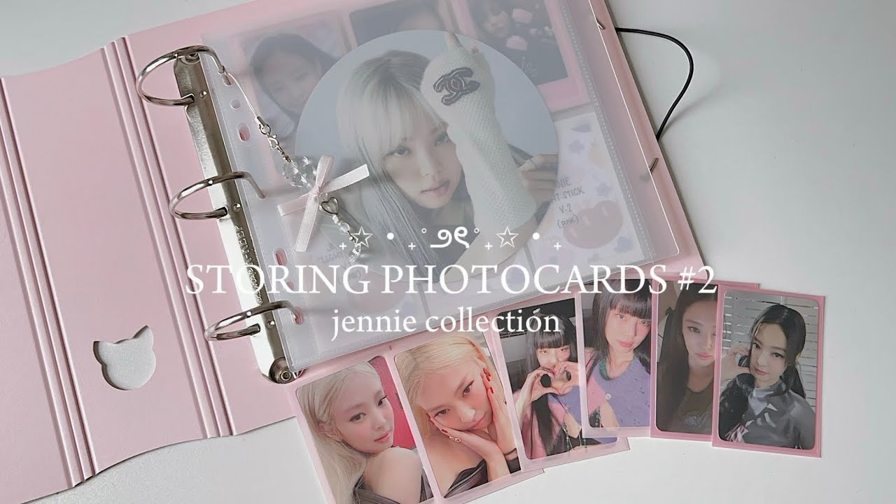 storing photocards #2 ✮ JENNIE PHOTOCARD COLLECTION