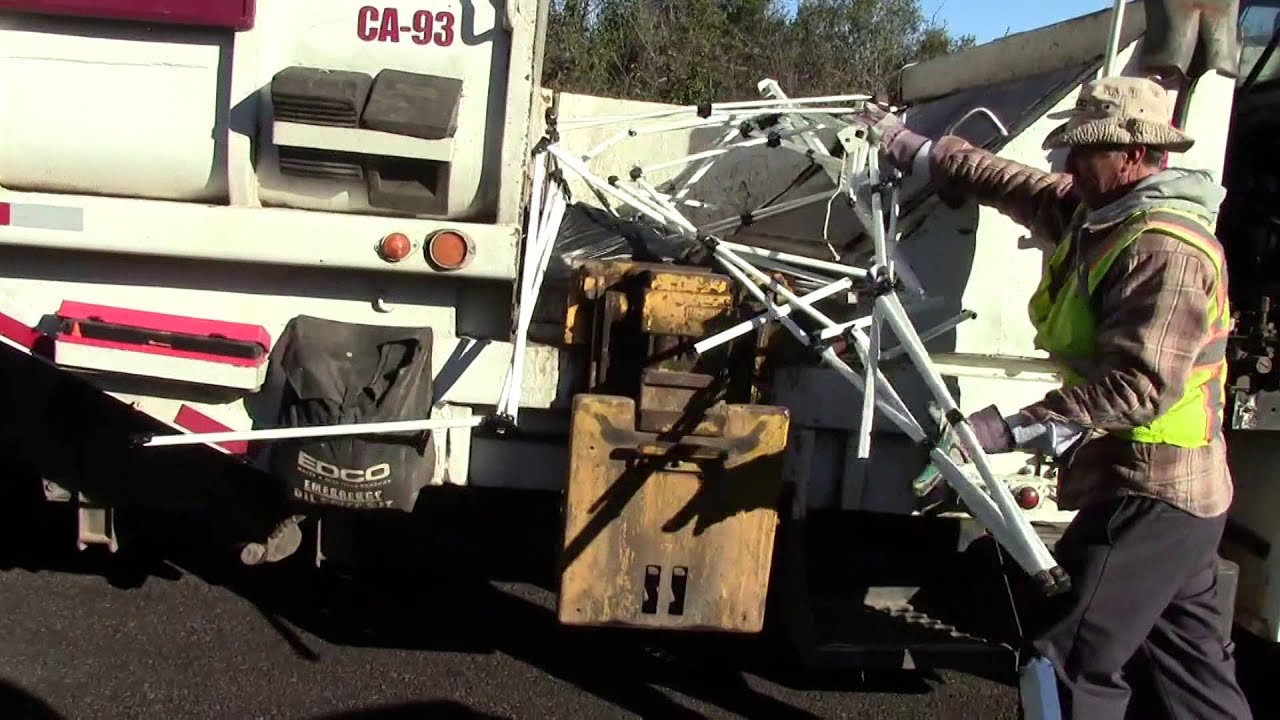 An Able Body side loader! On a hidden trash route