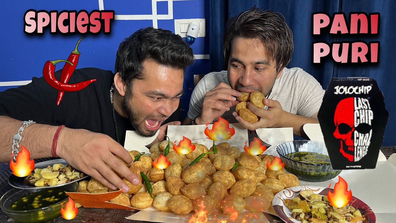Jolo chip से भी जादा spicy PANI PURI CHALLENGE 🥵| MUST WATCH |