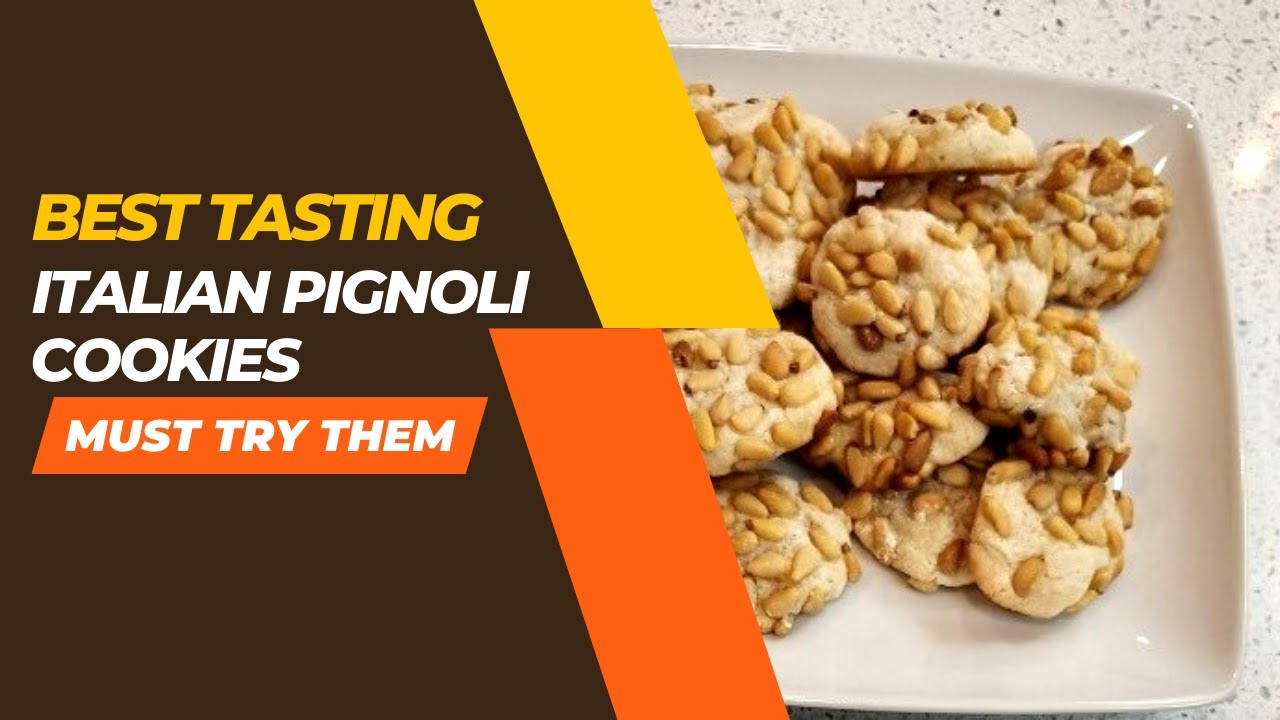 Best tasting Italian pignoli cookies ever, you must try them!