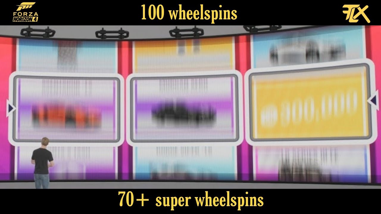 FORZA HORIZON 4 | Opening 100 wheelspins and over 70 super wheelspins