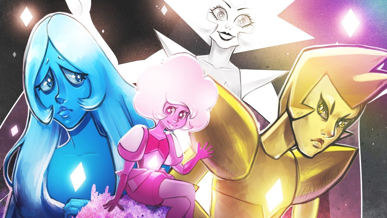 DIBUJANDO DIAMANTES DE STEVEN UNIVERSE | Happip