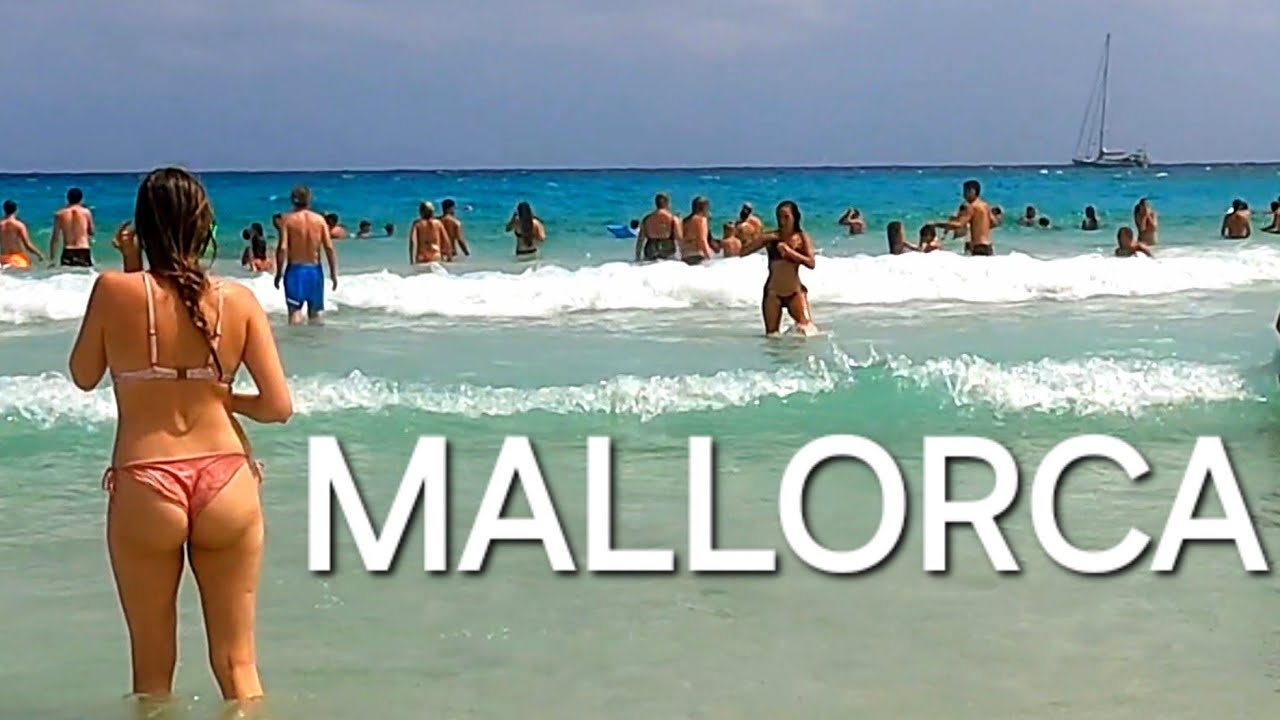 🇪🇦BEACH walk in MALLORCA island | CALA AGULLA | Spain 2024