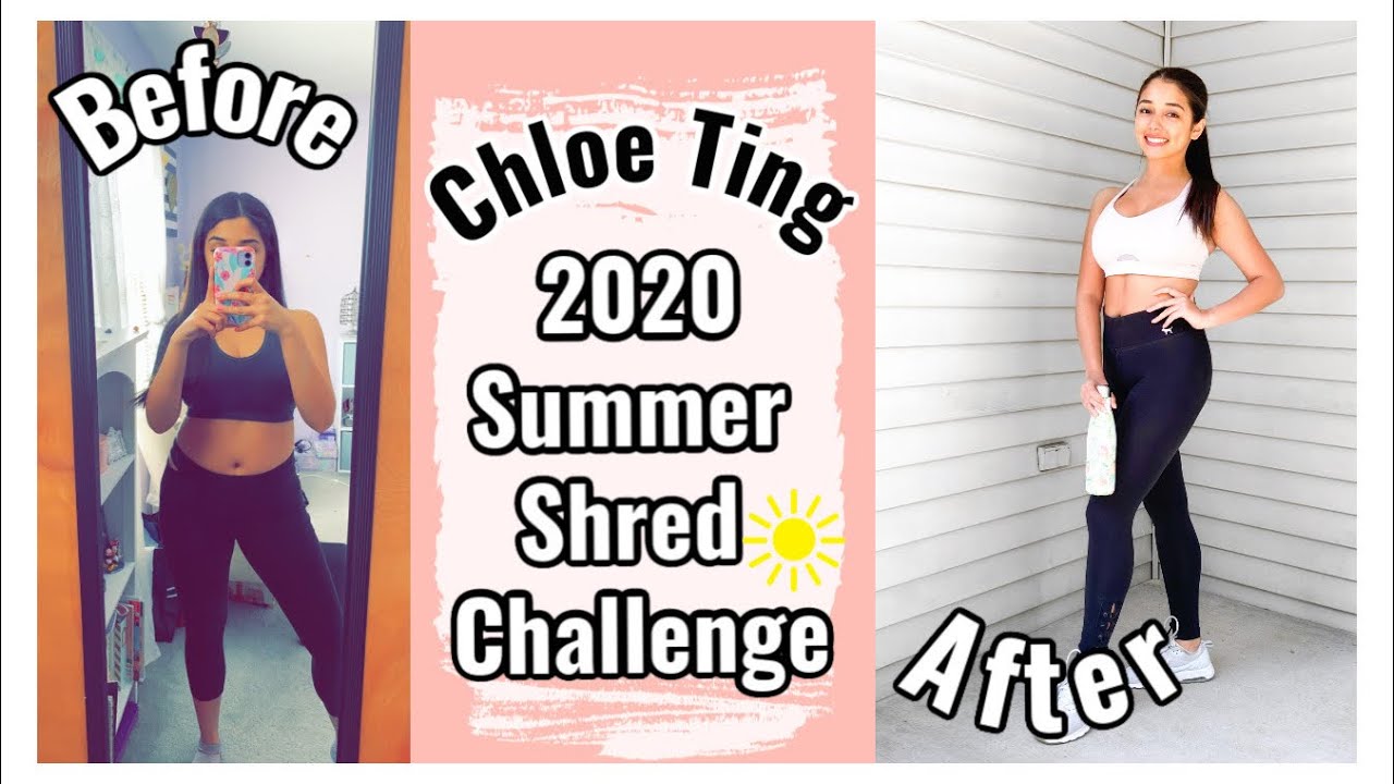 i tried chloe ting's 2020 summer shred challenge!