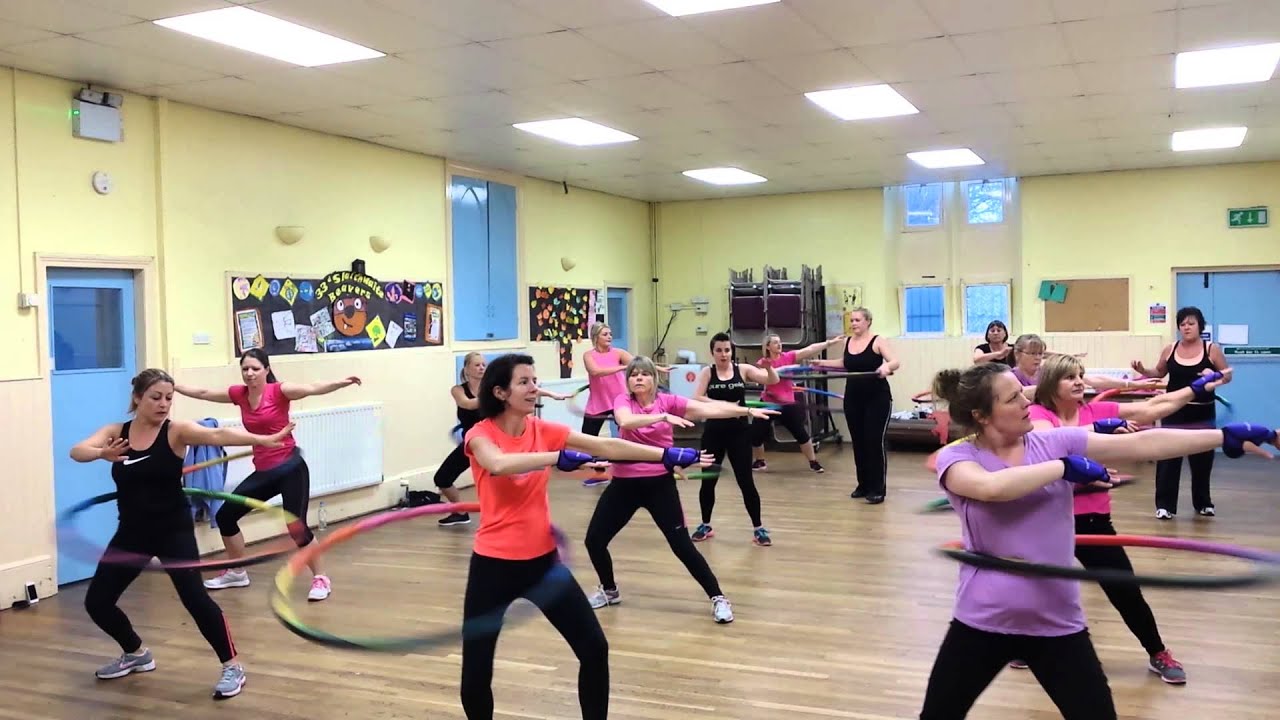 Powerhoop class routine/ Hoop fitness workout